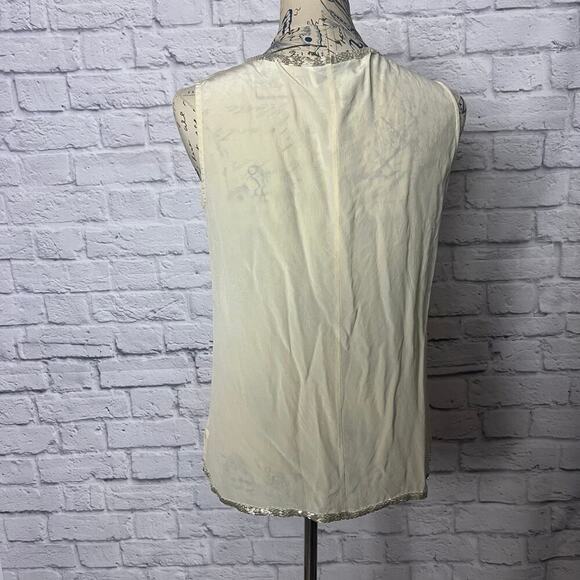 Vintage Diane Gilman Silk Beaded Tank - Picture 6 of 14
